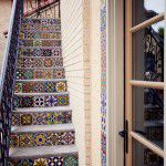 Lakewood Custom Home Addition mosiac tiles